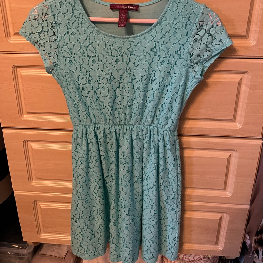 Girls blue dress